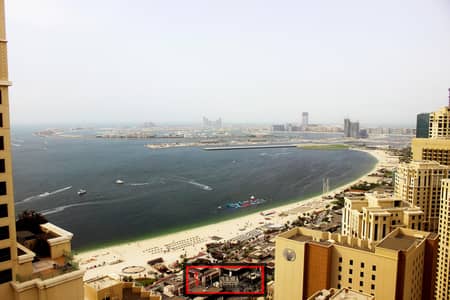 2 Bedroom Apartment for Sale in Jumeirah Beach Residence (JBR), Dubai - FULL SEA VIEW |  2BR HIGH FLOOR| REFURBISHED