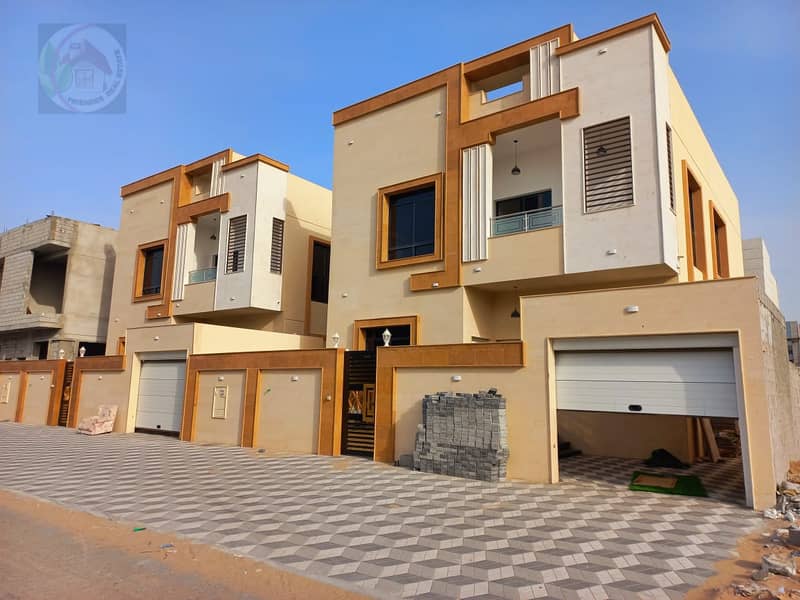 Without down payment and at the price of a villa near the mosque, one of the most luxurious villas in Ajman, designed, finished, and built personally,