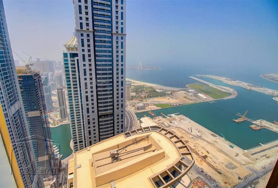 位于迪拜码头，精英公寓 4 卧室的顶楼公寓 4500000 AED - 5174862