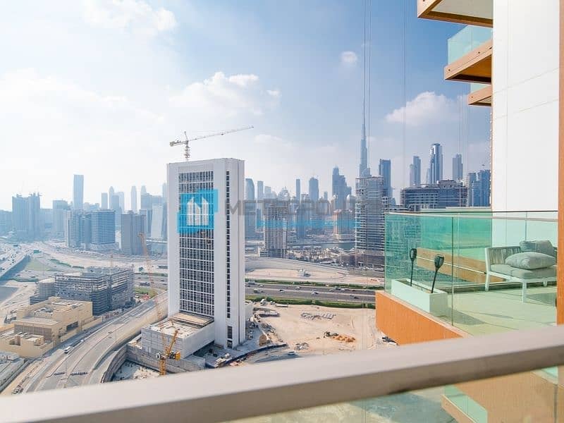 Burj Khalifa View| Duplex Type| Vacant| High Floor