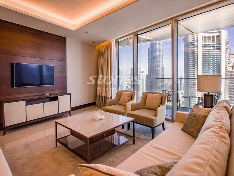 Full Burj Khalifa View & Sea View | High Floor