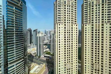 2 Bedroom Flat for Rent in Jumeirah Beach Residence (JBR), Dubai - Upgraded 2BR | Marina View | High Floor