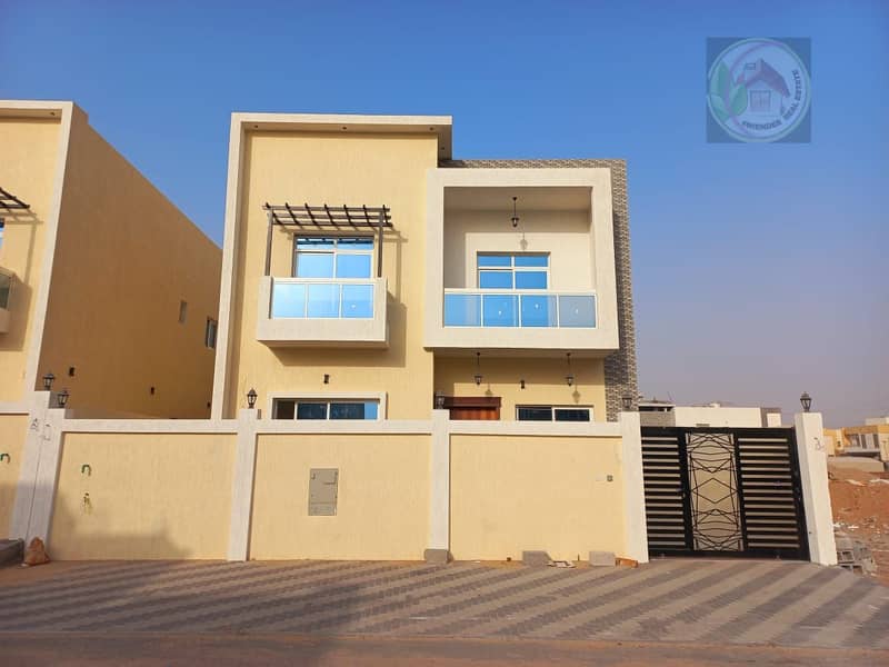 Without down payment, own your own villa in the Al Zahia area of Ajman, super deluxe finishing, freehold for all nationalities, with the possibility o