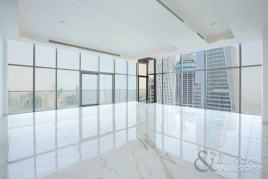 位于迪拜码头，滨海之门，滨海之门2号 4 卧室的顶楼公寓 45000000 AED - 6130266