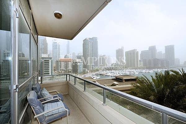 Very Spacious 2BR + Balcony | Marina View