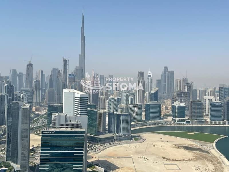 Furnished 2 Bedroom  + Maids With Burj & Canal View