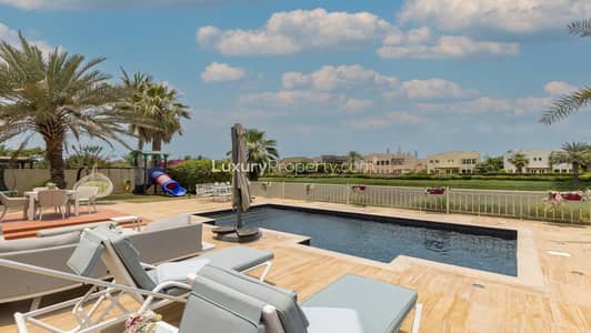 5 Bedroom Villa for Rent in The Meadows, Dubai - Lake View | Fully Upgraded | Private Pool