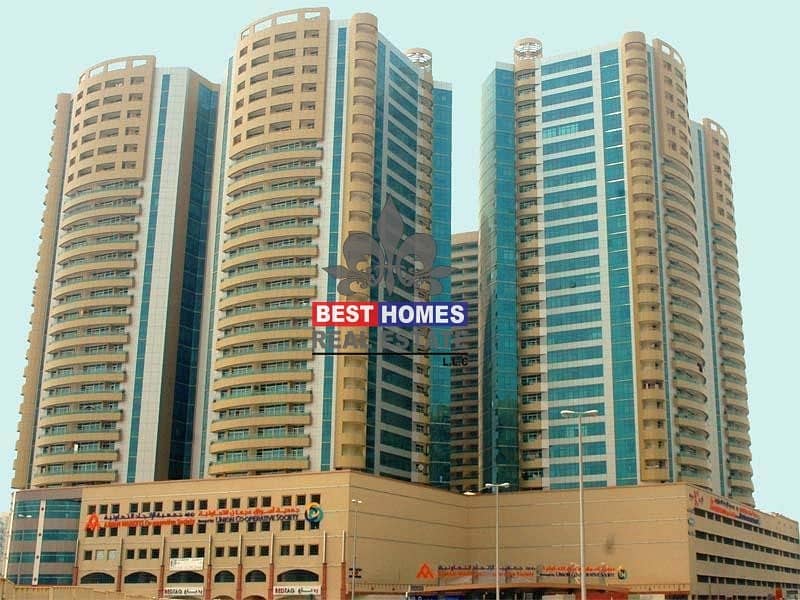 Spacious 2 BHK for Rent in Horizon towers in Ajman