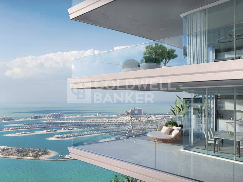 位于迪拜港，艾玛尔海滨社区，海滩风光公寓小区 1 卧室的公寓 2500000 AED - 5450230
