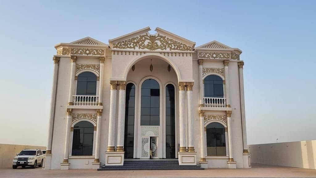 For sale a luxury villa in Sharjah, Hoshi area \Personal finishes