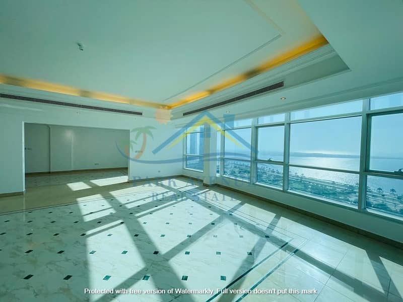 ENJOY YOUR PRIVATE POOL ! FULLY CORNICHE VIEW ! SPECIOUS 7 BEDROOM  DUPLEX APARTMENT WITH 2 BIG TERRACE