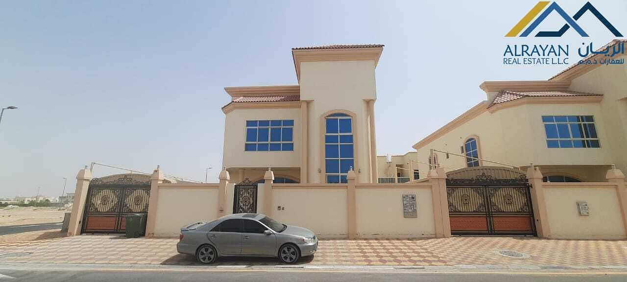 Own a villa in Al Hamidiyah, corner of two streets on the main street, with central air conditioning, European design, personal finishing, for all cit