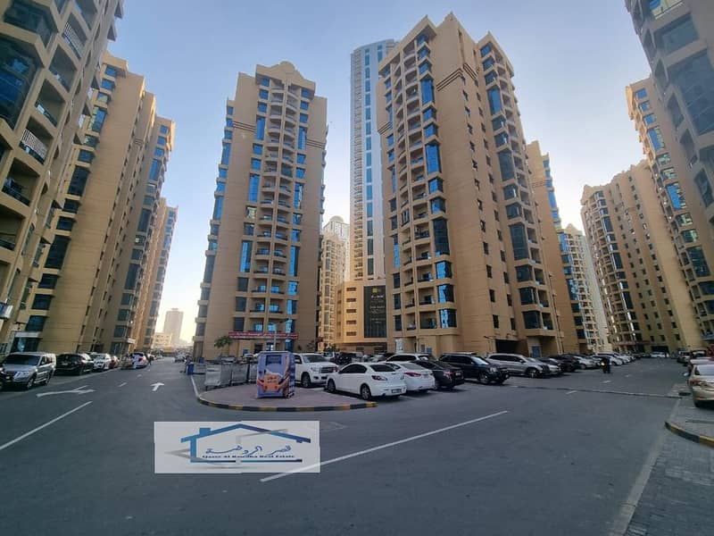 For sale a two-bedroom apartment, a hall, a maid's room, and 2 balconies in Al Khor Towers, the price is special