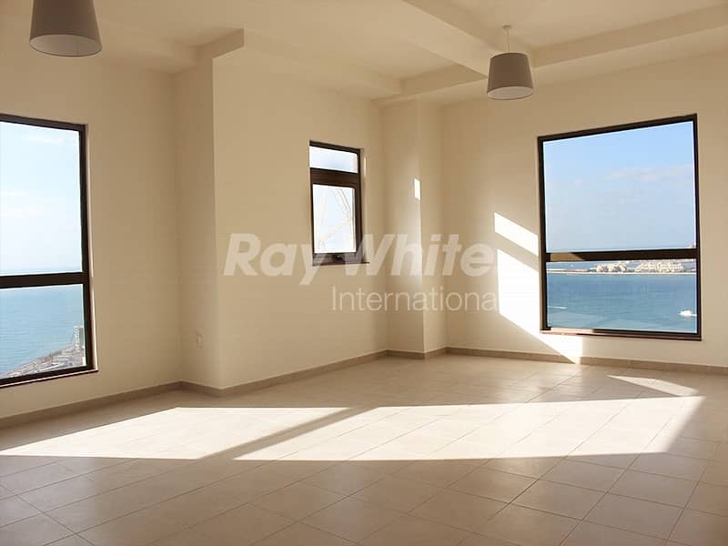 Beautiful 2 BR w/ Stunning Full Sea View