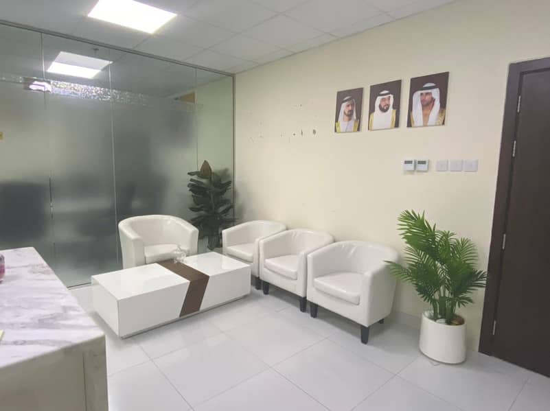 Spacious Fully Furnished Offices For Rent in Al Barsha 1