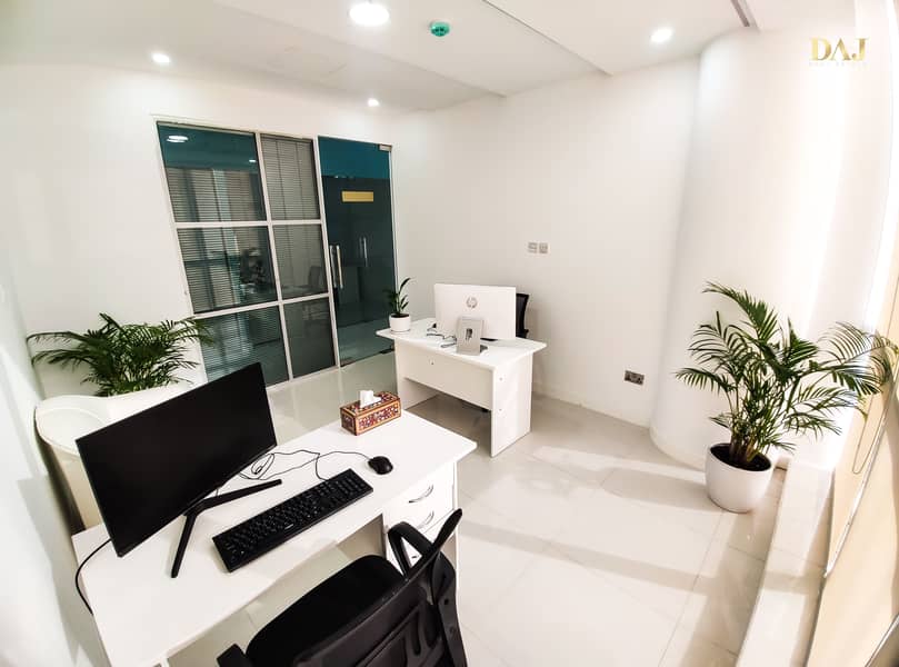 Furnished Office with Ejari | Flexible  Payment Options | No Commission | Direct from Owner