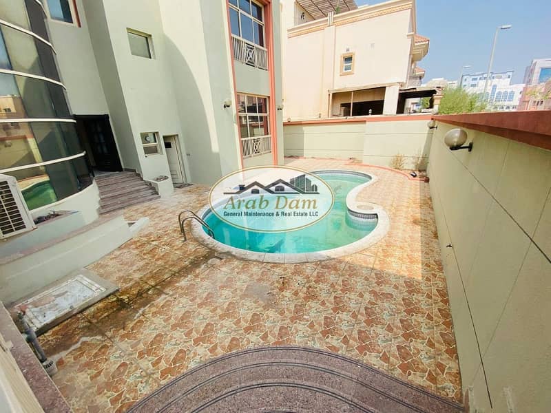 VILLA WITH SWIMMING POOL | FIVE (5) MASTERS BEROOM | WELL MAINTAINED | AL NAHYAN | FLEXIBLE PAYMENTS