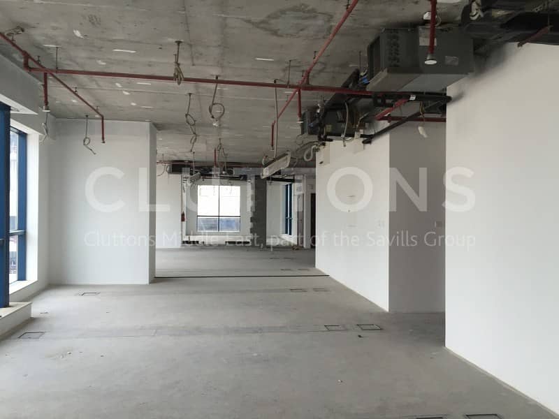 Shell & core office available in Jumeirah Bay X3