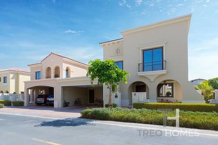 5 Bedroom Villa for Sale in Arabian Ranches 2, Dubai - Single Row | Palm View | 5Bed+Maid