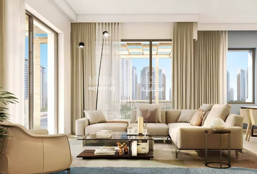 位于迪拜溪港，微风倾城公寓 1 卧室的公寓 1099000 AED - 5797954