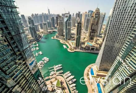 1 Bedroom Flat for Sale in Dubai Marina, Dubai - Furnished | Full Marina View | Vacant