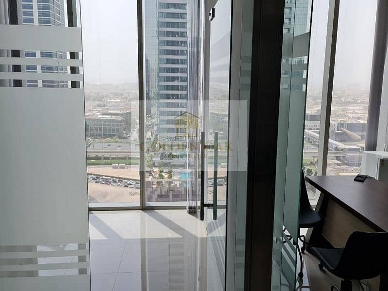 The Prism | High Floor Office Space I Fitted & Fully Furnished I Full Sea View