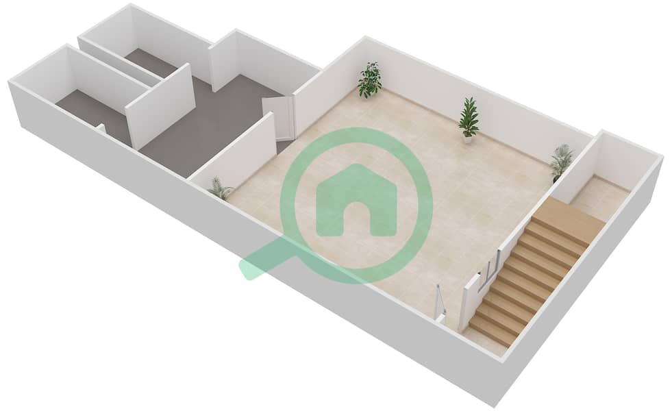 المخططات الطابقية لتصميم النموذج COUNTRY DOWN-A فیلا 5 غرف نوم - ريدوود أفينيو Basement2 interactive3D