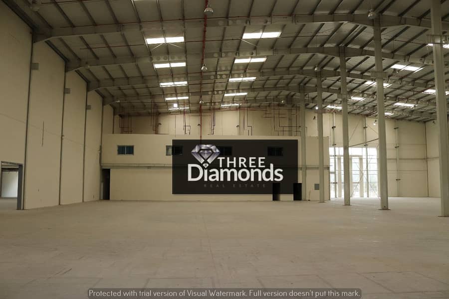 660 KW POWER 175000 SQFT COMMERCIAL WAREHOUSE IN DIP PHASE 2 AED ; 3,900,000K