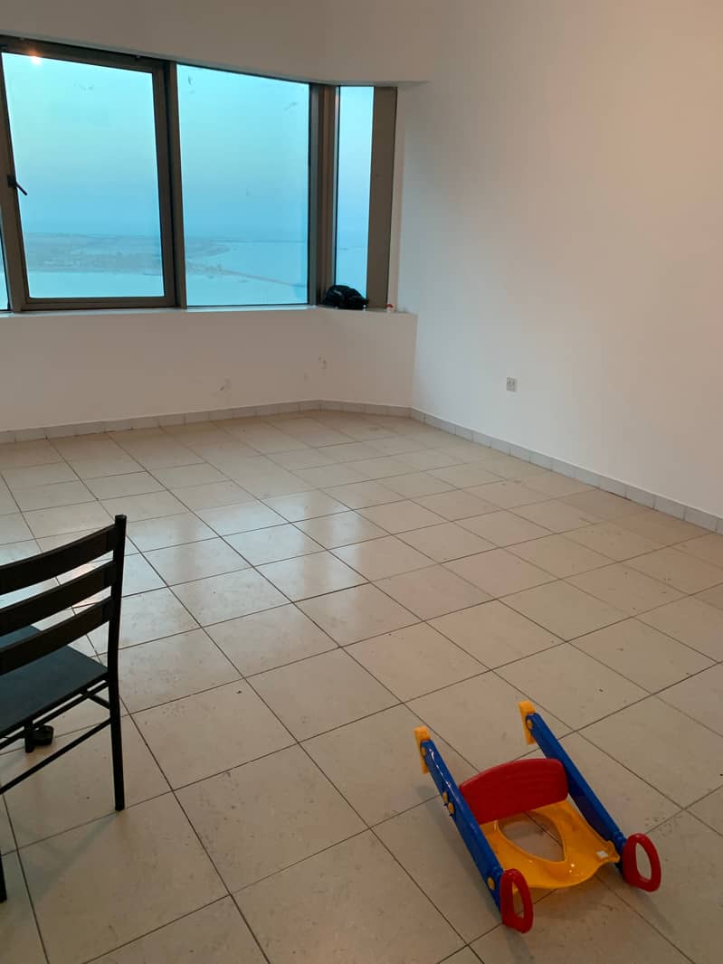1 Bhk available in khalifa street corniche with Balcony and corniche view