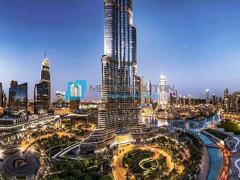 Serviced Apartment| Burj Khalifa View |High Floor