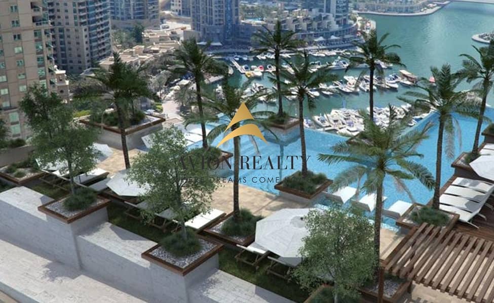 位于迪拜码头，滨海之门，滨海之门1号 的公寓 1350000 AED - 6156513