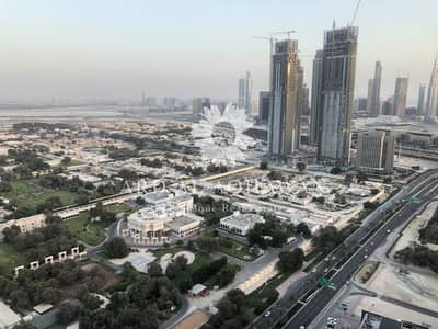 شقة 1 غرفة نوم للايجار في مركز دبي المالي العالمي، دبي - Zabeel Palace and Down town View