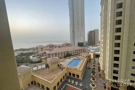 Studio for Sale in Jumeirah Beach Residence (JBR), Dubai - Sea View | Vacant | Balcony | Studio Apt