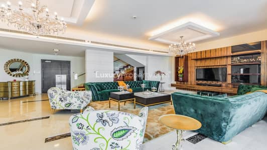 3 Bedroom Penthouse for Rent in Dubai Marina, Dubai - Duplex Penthouse | High Floor | Marina, Burj Views