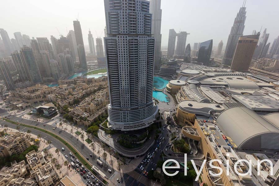 Exclusive 3 Bed | Burj Khalifa & Fountain View
