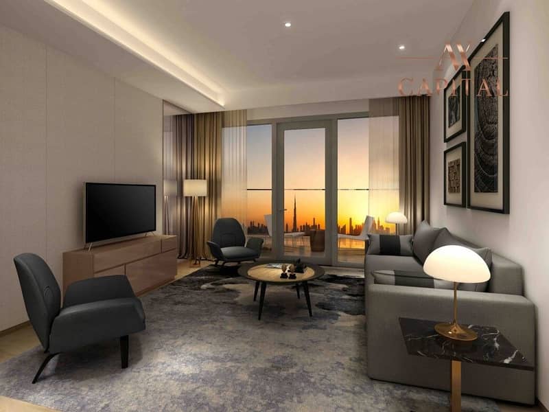 位于迪拜溪港，谦恭海港大厦 2 卧室的酒店式公寓 3000000 AED - 6161816