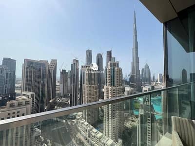 2 Bedroom Hotel Apartment for Rent in Downtown Dubai, Dubai - Fully Furnished | Burj and Fountain View | High Floor
