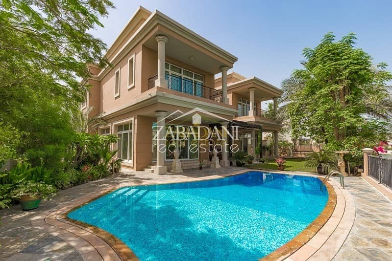 Full Lake View Vacant 7 Bedroom Emirates Hills Sector P
