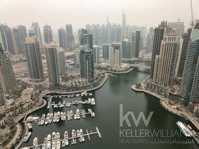1 Bedroom Apartment for Sale in Dubai Marina, Dubai - Investor Deal,Vacant, Full Marina View, High Floor