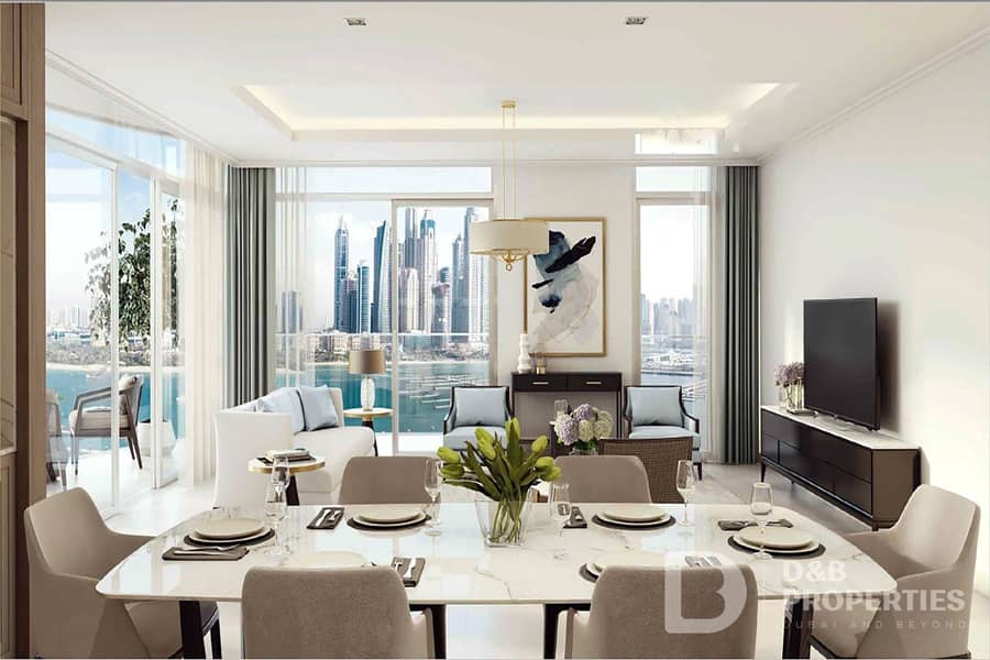 位于迪拜港，艾玛尔海滨社区，皇宫海滩公寓 2 卧室的公寓 3400000 AED - 5731037