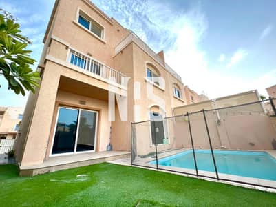 5 Bedroom Villa for Sale in Al Reef, Abu Dhabi - Corner Single Row Villa with Swimming Pool | Ready to Move