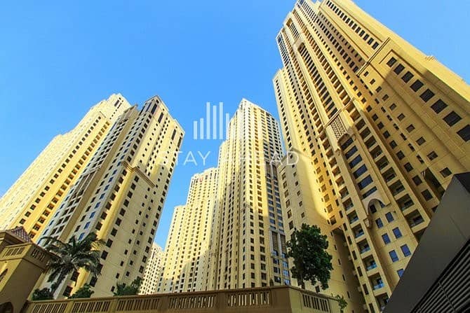 Large Studio in JBR with a Full Sea View