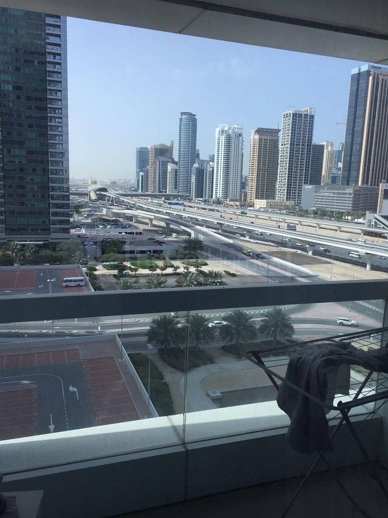 Spacious furnished unit with balcony in Saba Tower