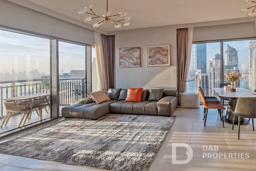 Semi Furnished | Burj Khalifa View | High Floor