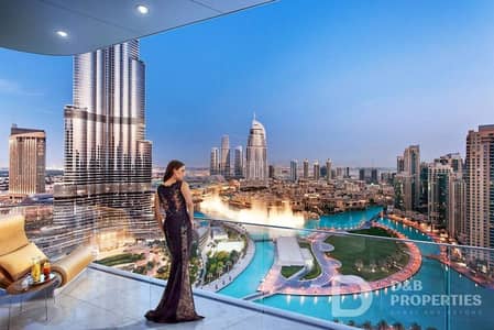 4 Bedroom Penthouse for Sale in Downtown Dubai, Dubai - Resale | Full Burj Khalifa and Fountain View
