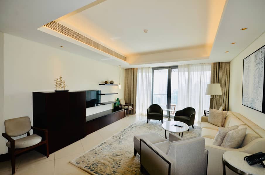 شقة فندقية في فندق العنوان وسط المدينة وسط مدينة دبي 2 غرف 7500000 درهم - 4647261