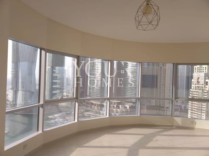 شقة في برج الحبتور،دبي مارينا 3 غرف 180000 درهم - 5845897