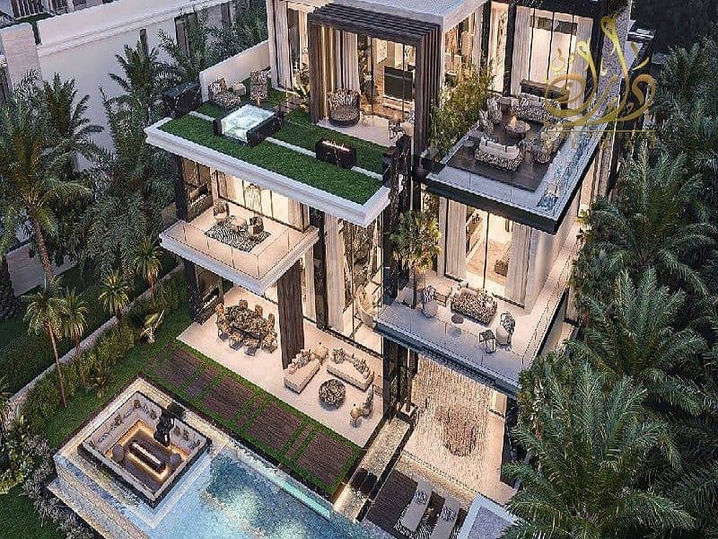 位于大马士革湖住宅，威尼斯别墅 6 卧室的别墅 4900000 AED - 6174089