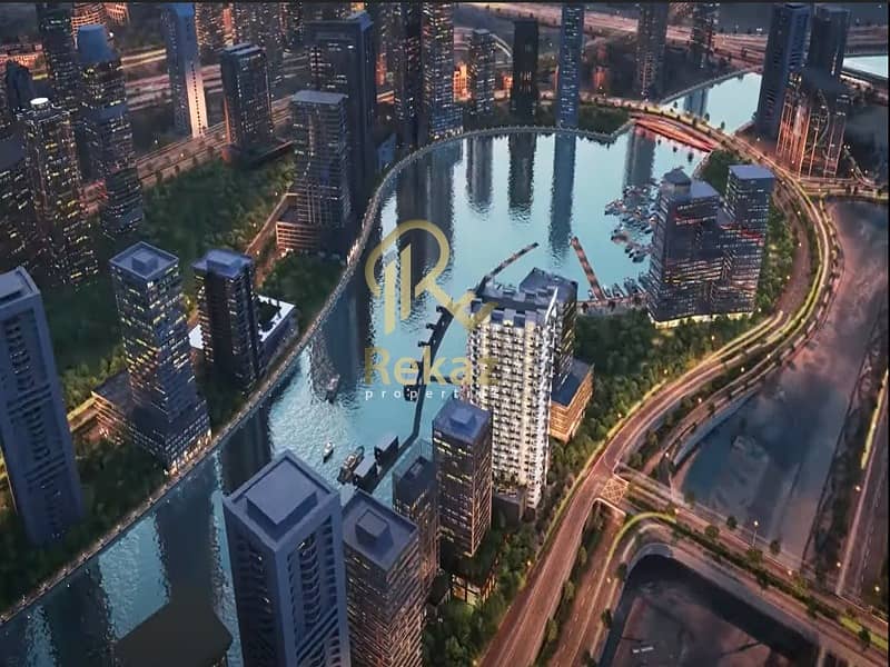 位于商业湾，宾格蒂运河大楼 2 卧室的公寓 1770000 AED - 6163201