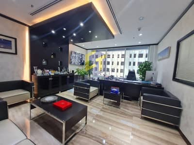 Office for Sale in Downtown Dubai, Dubai - Fully Fitted Furnished Office with Glass Partition